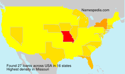 Surname Ioanis in USA