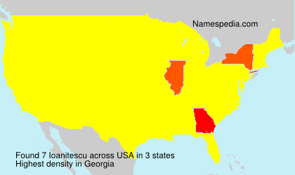 Surname Ioanitescu in USA