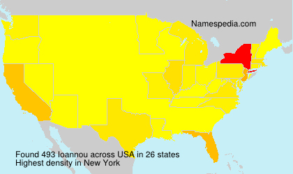 Surname Ioannou in USA