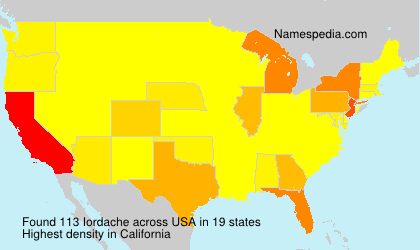 Surname Iordache in USA Surname Iordache in USA