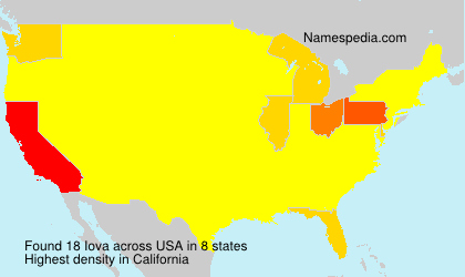 Surname Iova in USA Surname Iova in USA