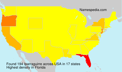 Surname Iparraguirre in USA Surname Iparraguirre in USA