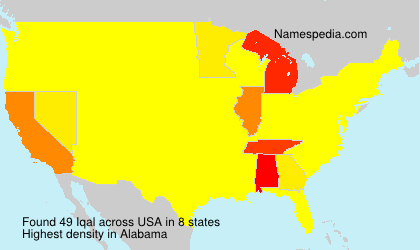 Surname Iqal in USA Surname Iqal in USA
