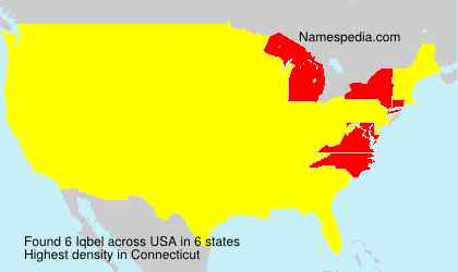 Surname Iqbel in USA