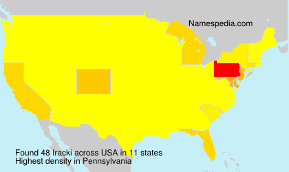 Surname Iracki in USA Surname Iracki in USA