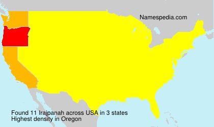 Surname Irajpanah in USA Surname Irajpanah in USA