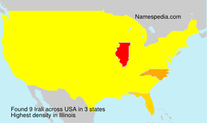 Surname Irali in USA Surname Irali in USA