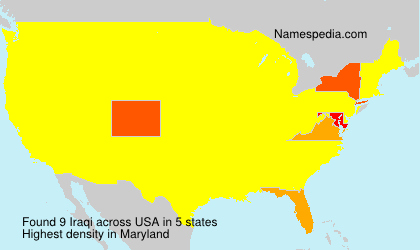 Surname Iraqi in USA Surname Iraqi in USA