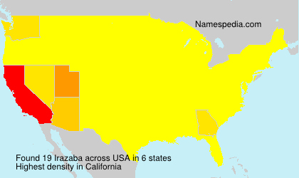 Surname Irazaba in USA Surname Irazaba in USA