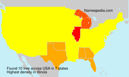 Surname Iree in USA Surname Iree in USA