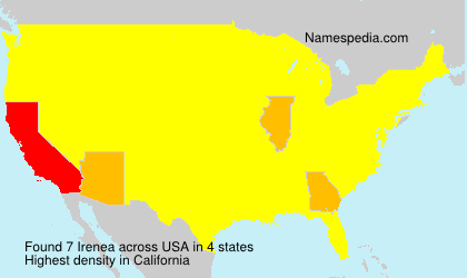 Surname Irenea in USA Surname Irenea in USA