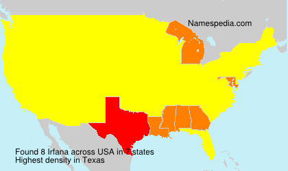 Surname Irfana in USA Surname Irfana in USA