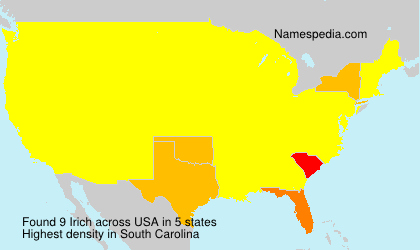Surname Irich in USA Surname Irich in USA