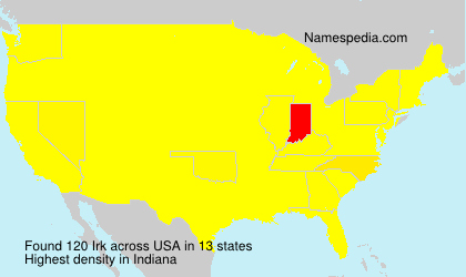 Surname Irk in USA Surname Irk in USA