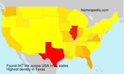 Surname Irle in USA Surname Irle in USA