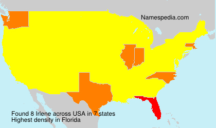 Surname Irlene in USA Surname Irlene in USA