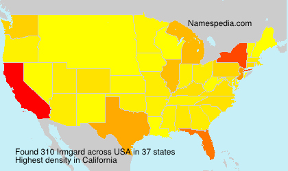 Surname Irmgard in USA Surname Irmgard in USA