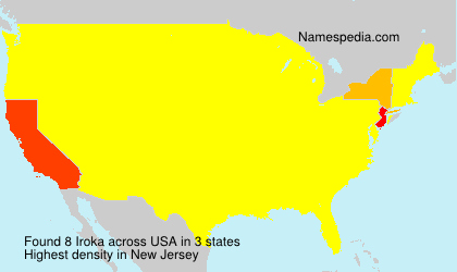 Surname Iroka in USA Surname Iroka in USA