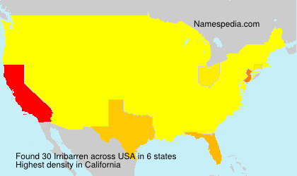Surname Irribarren in USA Surname Irribarren in USA