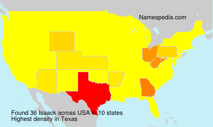 Surname Isaack in USA Surname Isaack in USA