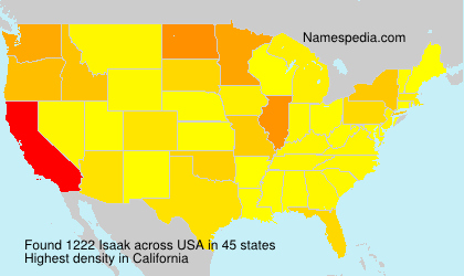 Surname Isaak in USA Surname Isaak in USA
