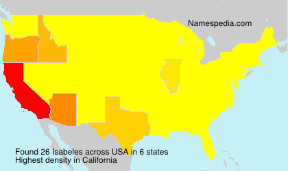 Surname Isabeles in USA Surname Isabeles in USA