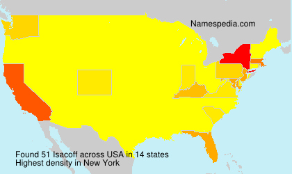 Surname Isacoff in USA Surname Isacoff in USA