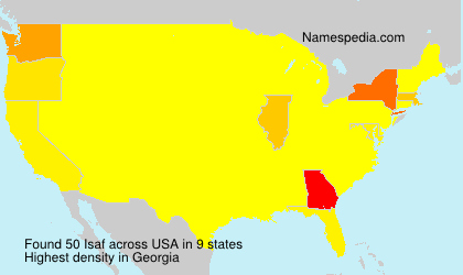 Surname Isaf in USA