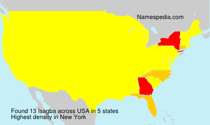 Surname Isagba in USA Surname Isagba in USA