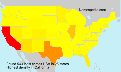 Surname Isais in USA Surname Isais in USA