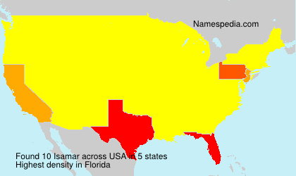 Surname Isamar in USA Surname Isamar in USA