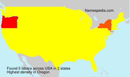 Surname Isbara in USA Surname Isbara in USA