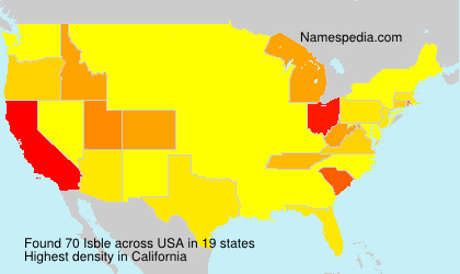 Surname Isble in USA Surname Isble in USA
