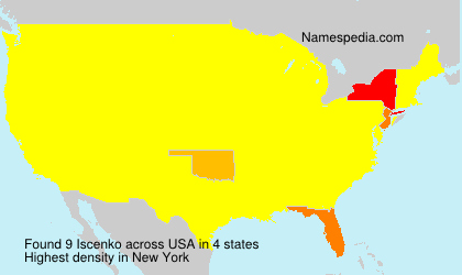 Surname Iscenko in USA Surname Iscenko in USA