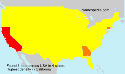 Surname Isep in USA Surname Isep in USA