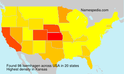 Surname Isernhagen in USA Surname Isernhagen in USA