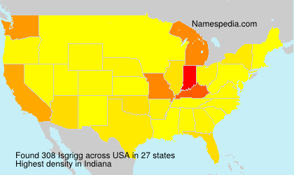 Surname Isgrigg in USA Surname Isgrigg in USA