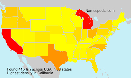 Surname Ish in USA Surname Ish in USA