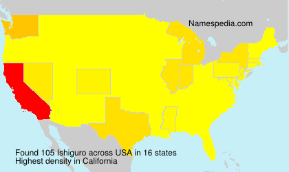 Surname Ishiguro in USA Surname Ishiguro in USA