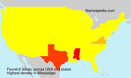 Surname Isikalu in USA