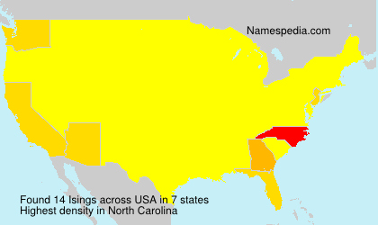 Surname Isings in USA Surname Isings in USA