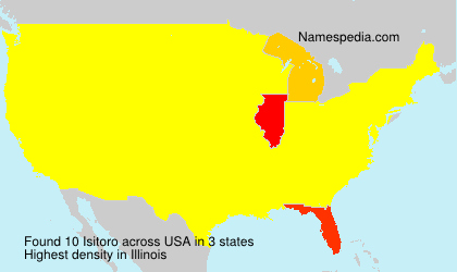 Surname Isitoro in USA Surname Isitoro in USA