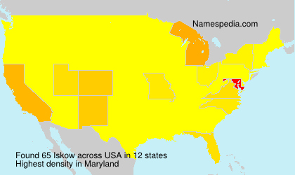 Surname Iskow in USA Surname Iskow in USA