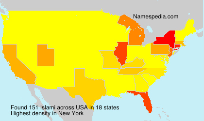 Surname Islami in USA Surname Islami in USA