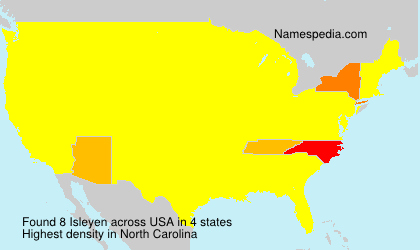 Surname Isleyen in USA Surname Isleyen in USA