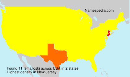 Surname Ismajloski in USA Surname Ismajloski in USA
