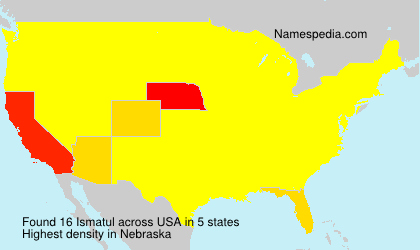 Surname Ismatul in USA Surname Ismatul in USA