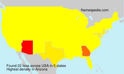 Surname Isoa in USA Surname Isoa in USA