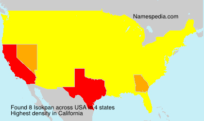 Surname Isokpan in USA Surname Isokpan in USA