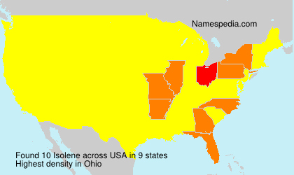Surname Isolene in USA Surname Isolene in USA